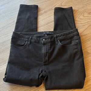 Joe's Jeans Women's Dark Black Skinny Pants